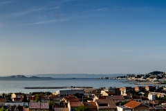Marseille panorama les îles, plages du Prado, Borély. © Stéphane Chassignole