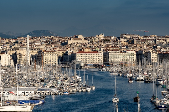 Le vieux Port. Congres UNSFA, Le Pharo. Marseille.